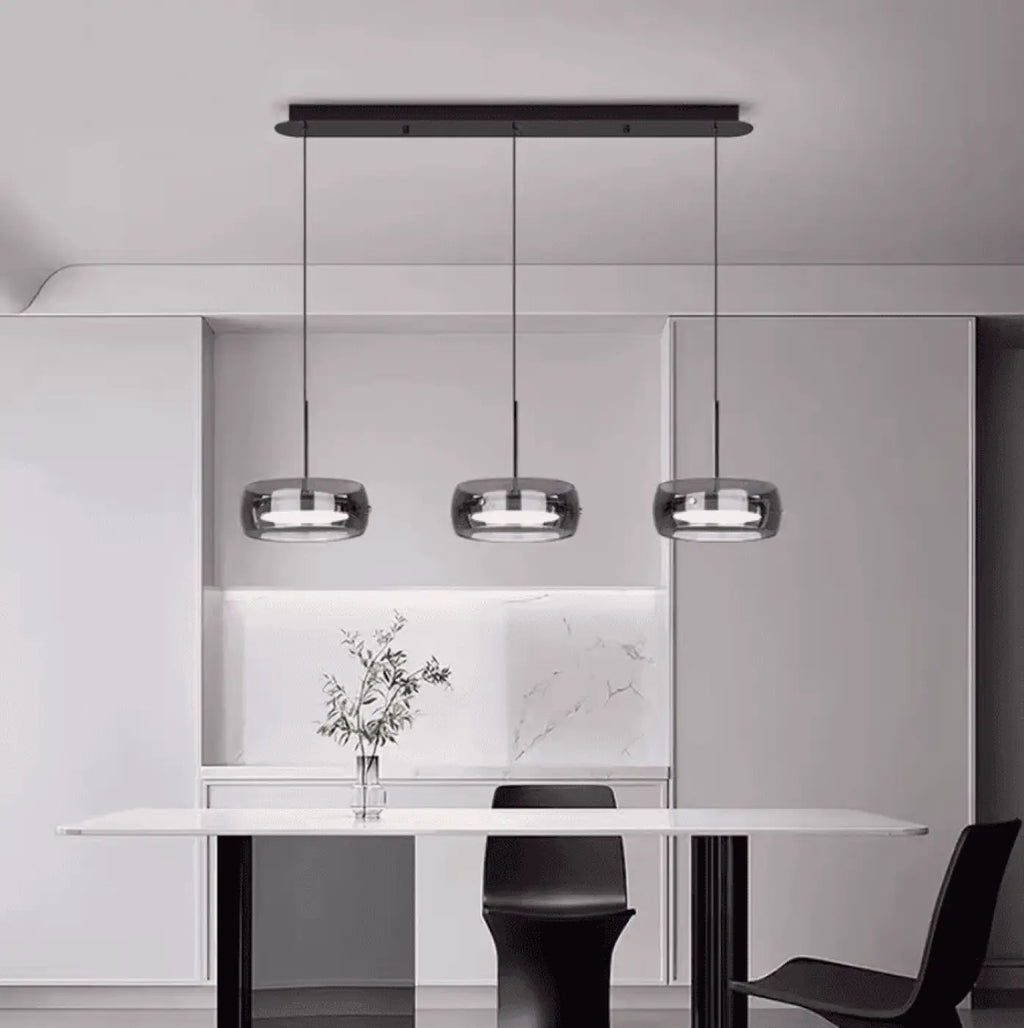 Luminaire industriel pour cuisine, noir ou doré, noir