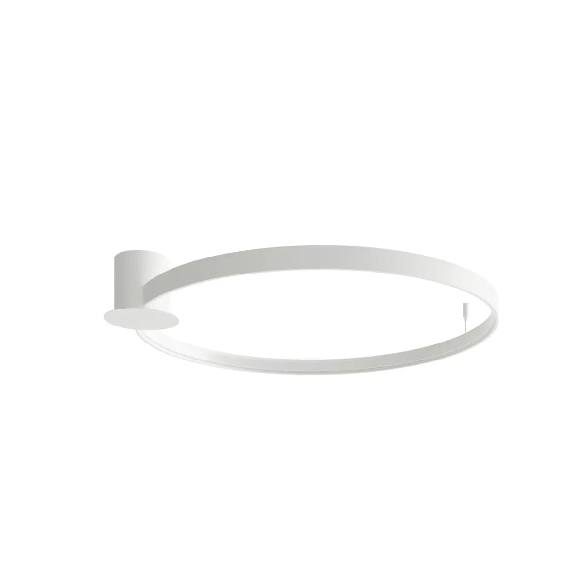 Plafonnier anneau LED en aluminium, 55, 78 ou 110 cm, blanc