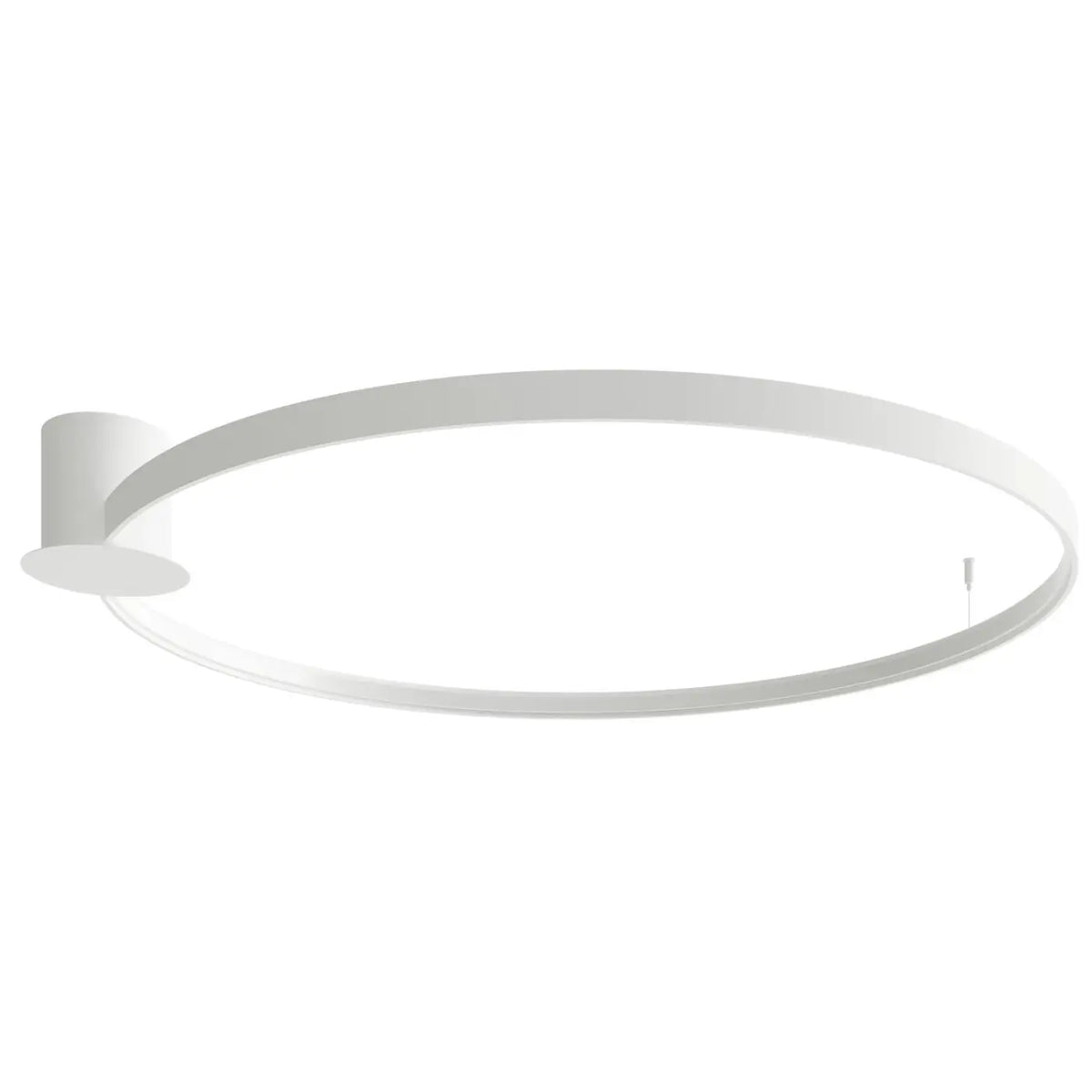 Plafonnier anneau LED en aluminium, 55, 78 ou 110 cm, blanc