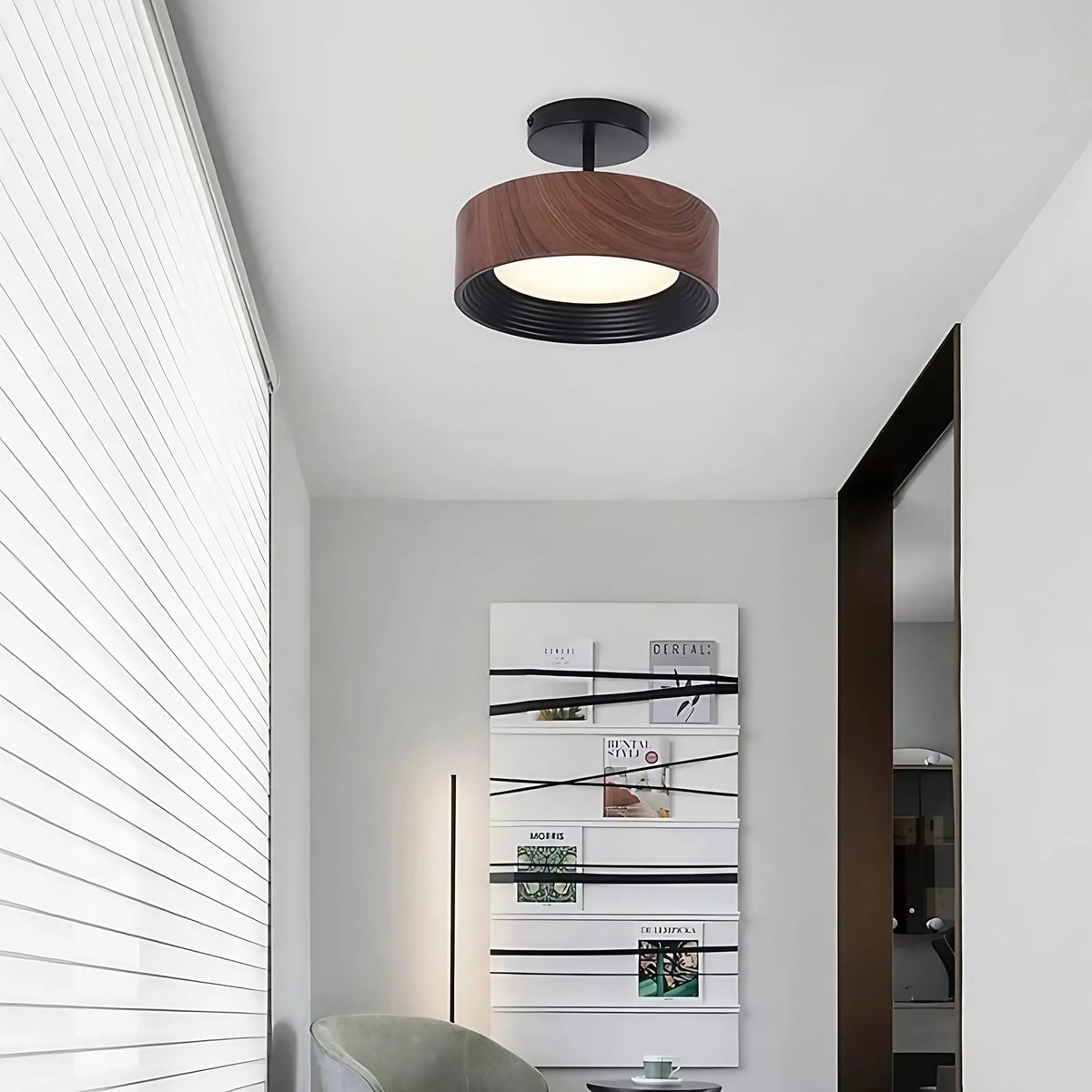Plafonnier LED moderne, blanc chaud, froid ou réglable