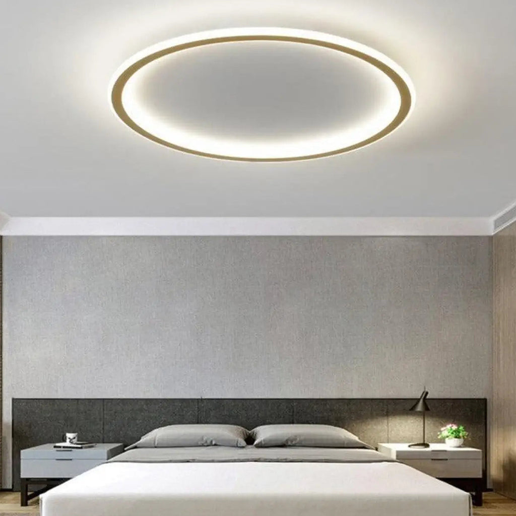 Plafonnier LED cercle, trois tailles, trois coloris