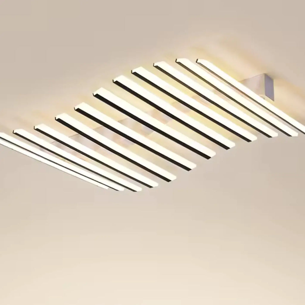 Plafonnier LED rectangulaire contemporain, trois tailles S, M et L