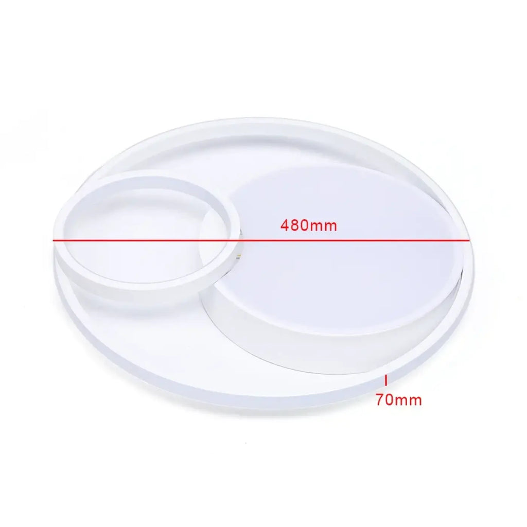 Plafonnier LED circulaire au design contemporain