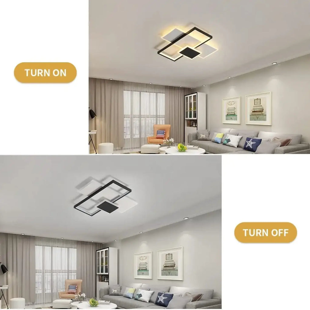 Plafonnier LED minimaliste aux lignes pures