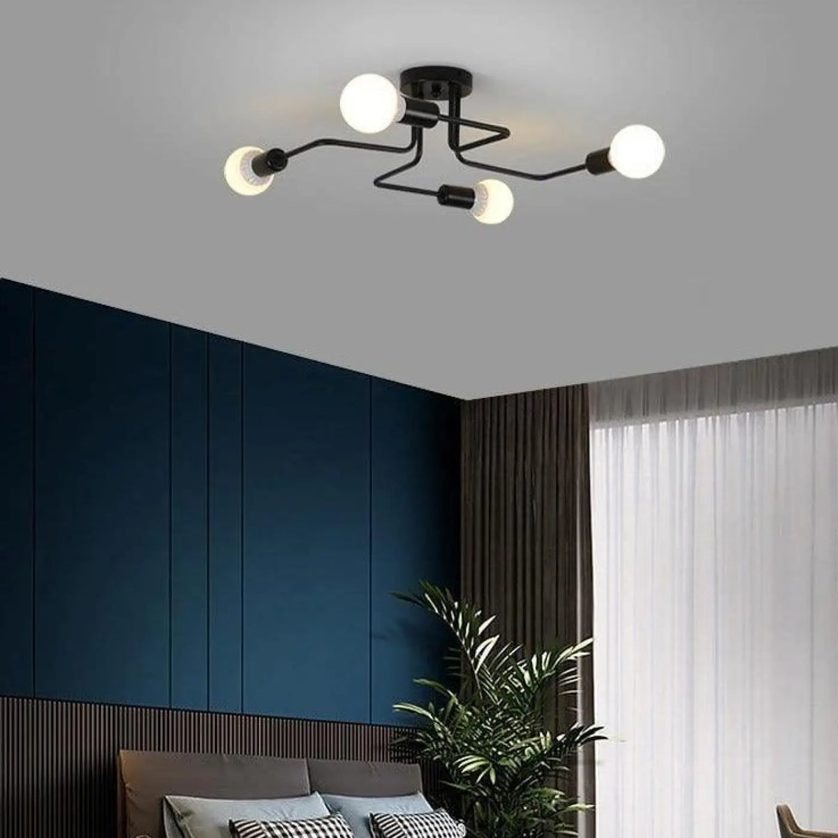 Plafonnier LED design, trois tailles S, M et L