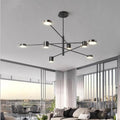 Plafonnier LED design, noir ou doré, noir