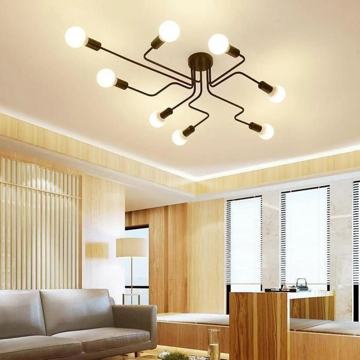 Plafonnier LED design, trois tailles S, M et L