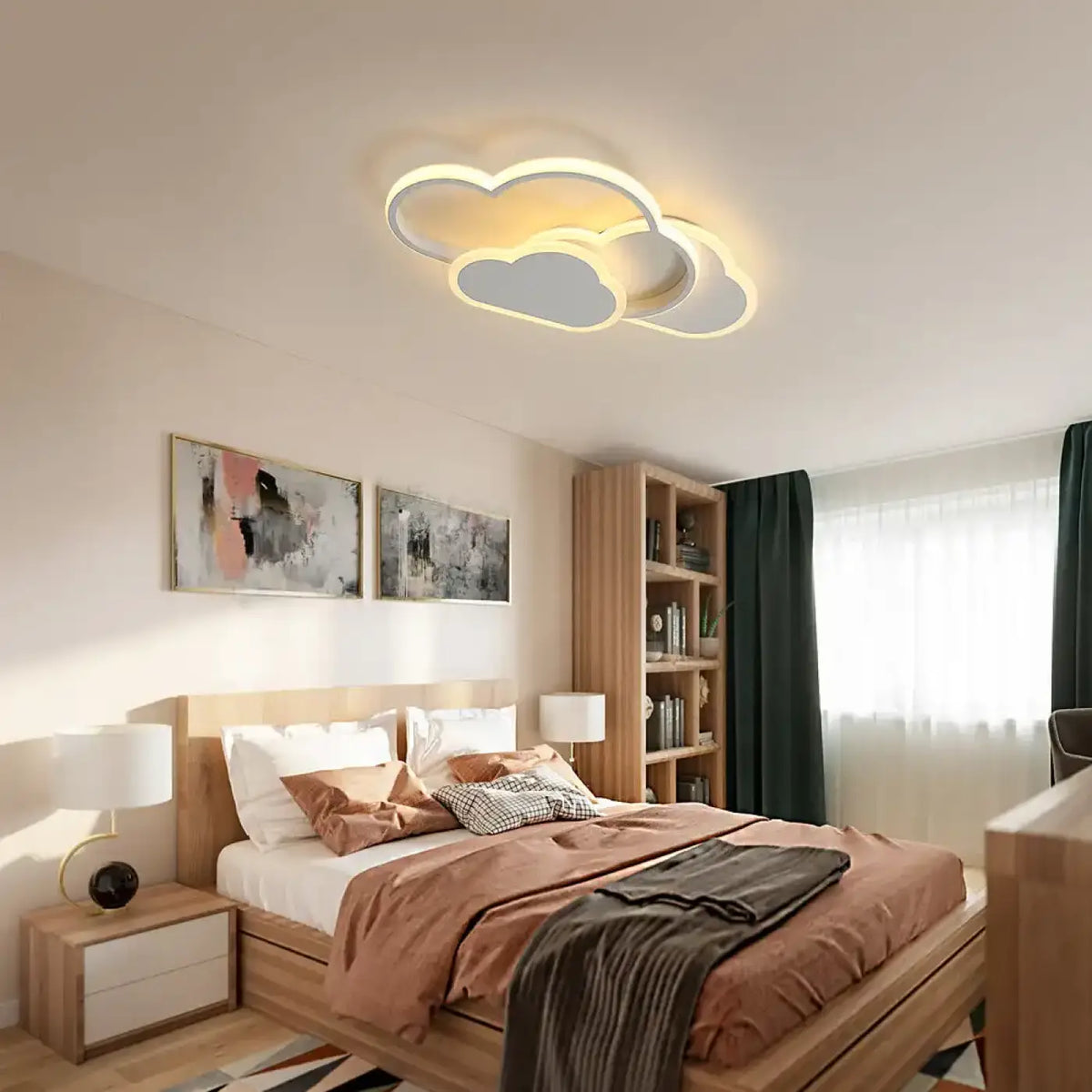Plafonnier LED nuage pour chambre d'enfant ou d'adulte