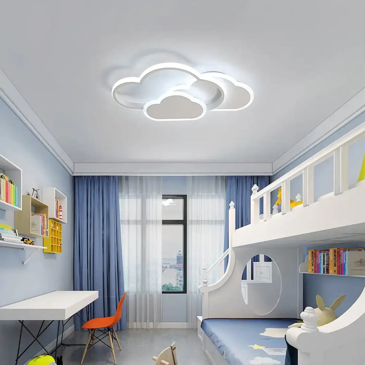 Plafonnier LED nuage pour chambre d'enfant ou d'adulte