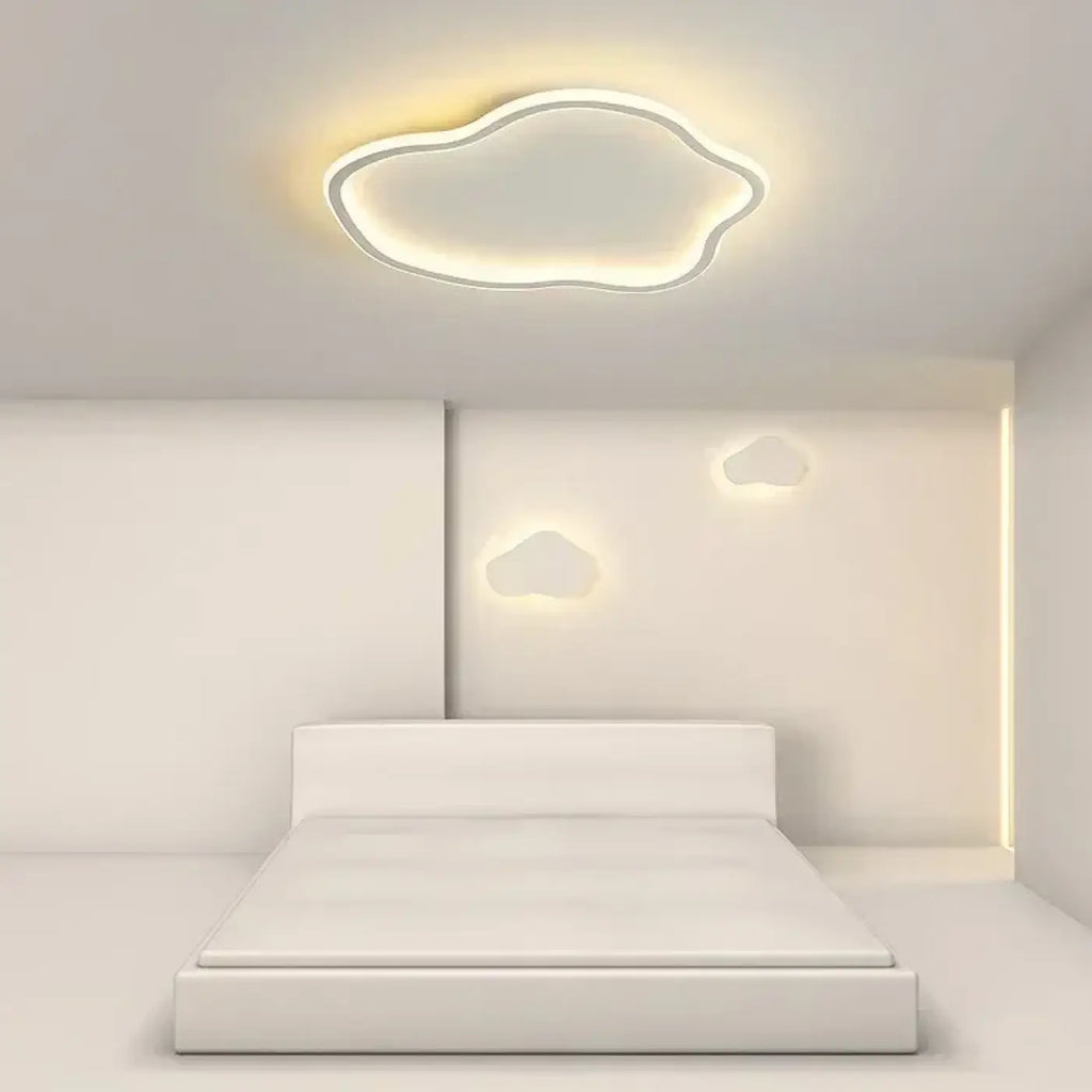 Plafonnier LED en forme de nuage, trois tailles et trois coloris
