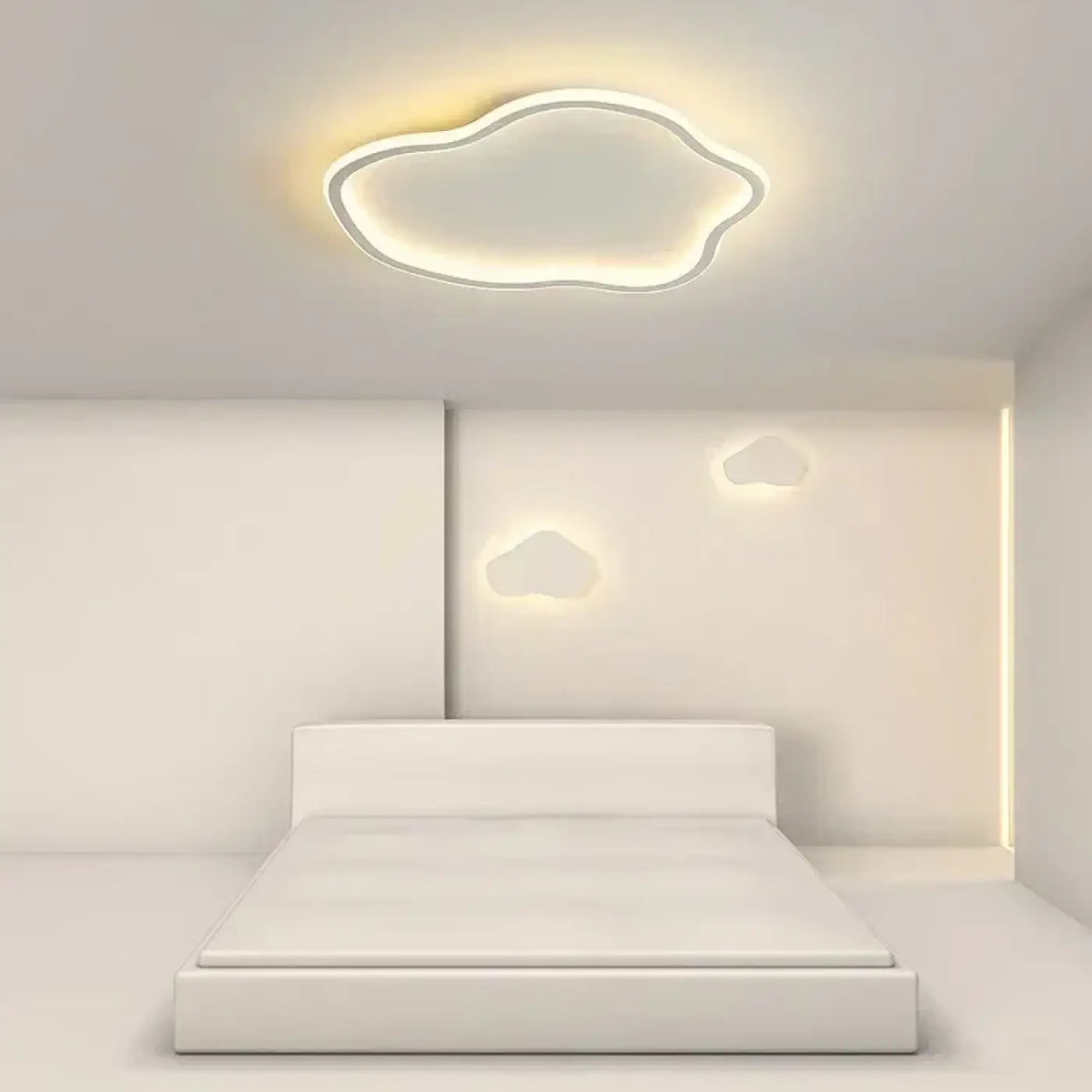 Plafonnier LED en forme de nuage, trois tailles et trois coloris