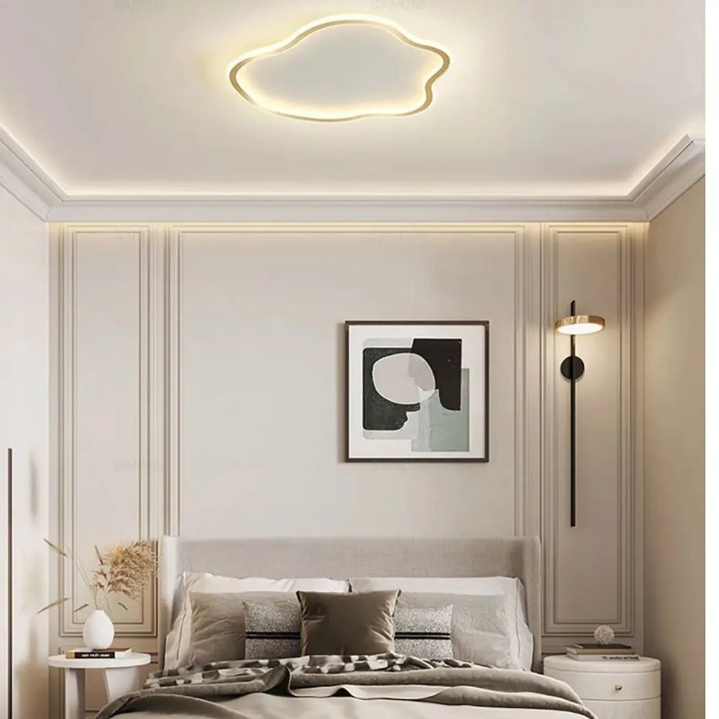 Plafonnier LED en forme de nuage, trois tailles et trois coloris