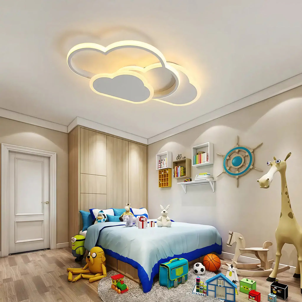 Plafonnier LED nuage pour chambre d'enfant ou d'adulte