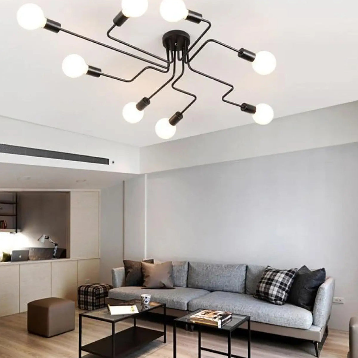 Plafonnier LED design, trois tailles S, M et L