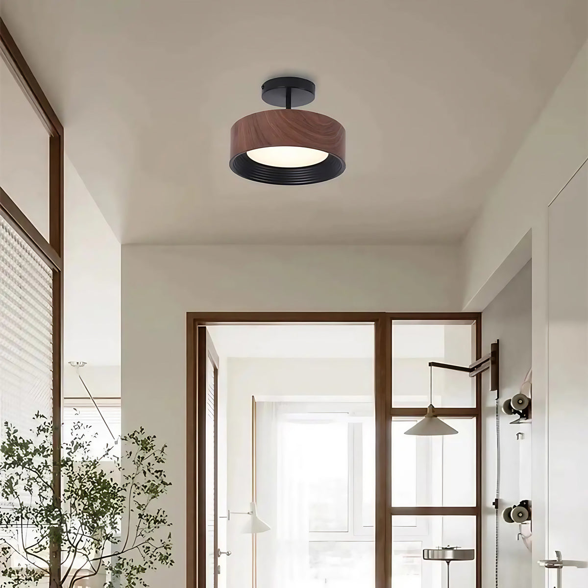 Plafonnier LED moderne, blanc chaud, froid ou réglable