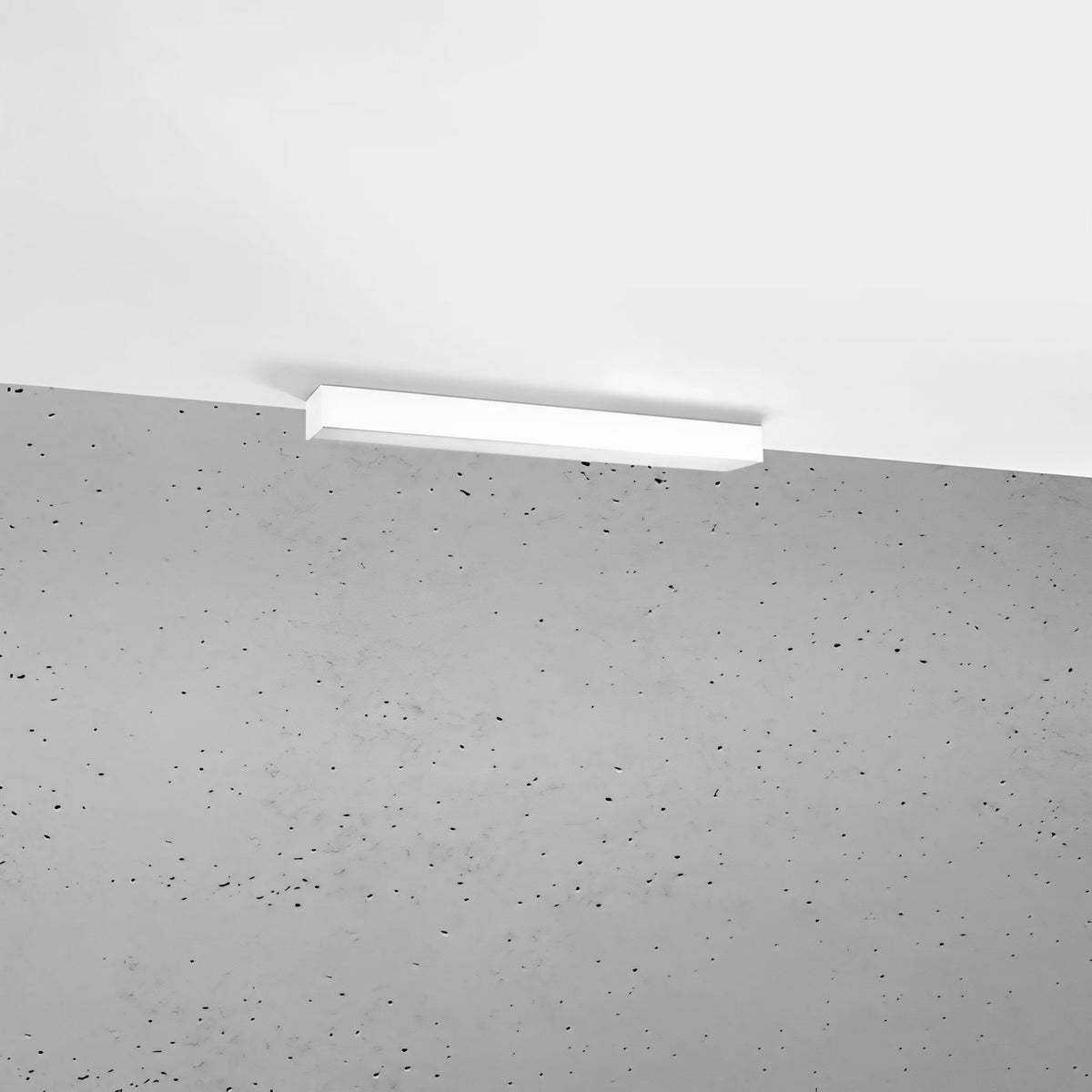 Plafonnier linéaire LED en aluminium carré, de 67 à 200 cm