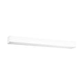 Plafonnier linéaire LED en aluminium carré, de 67 à 200 cm, blanc