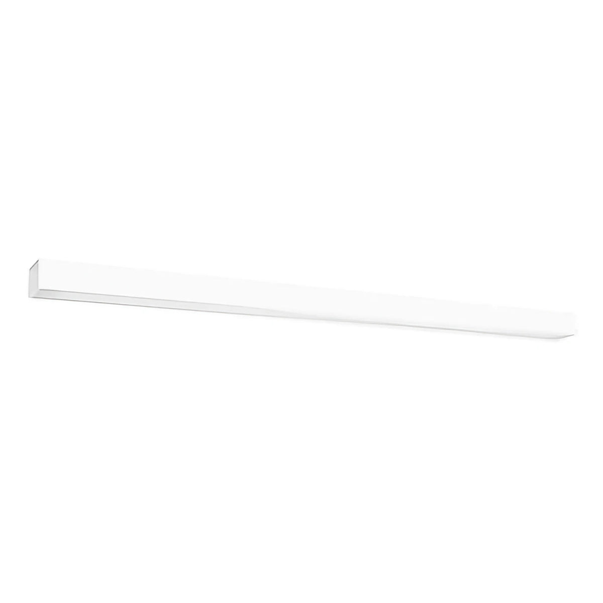 Plafonnier linéaire LED en aluminium carré, de 67 à 200 cm, blanc