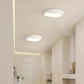Plafonnier LED rond pour couloir et entrée, six coloris, blanc