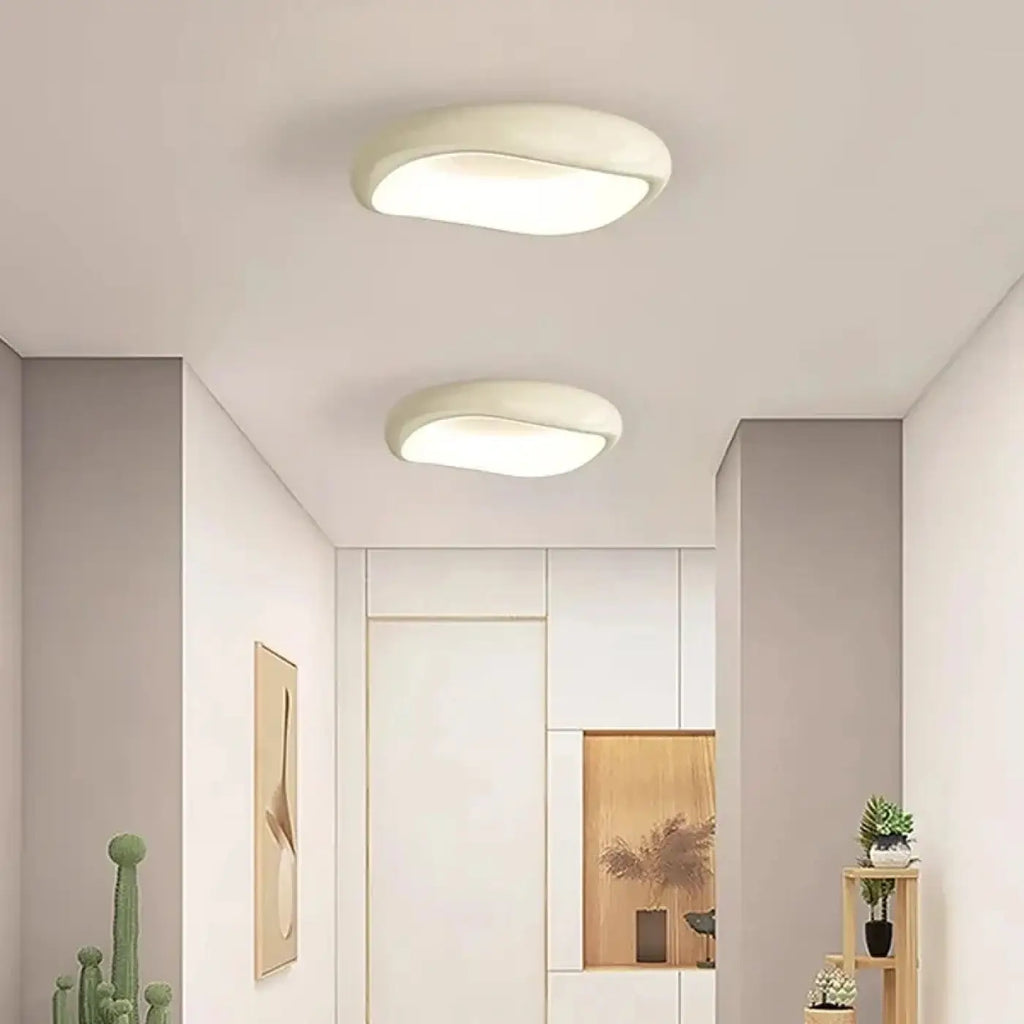 Plafonnier LED rond pour couloir et entrée, six coloris