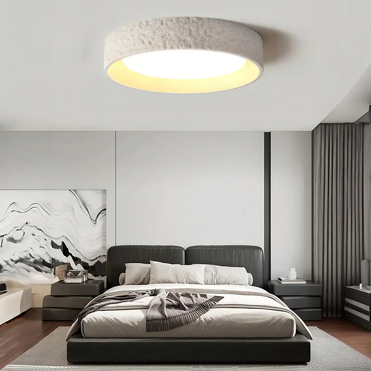Plafonnier LED en résine au design moderne, S, M ou L