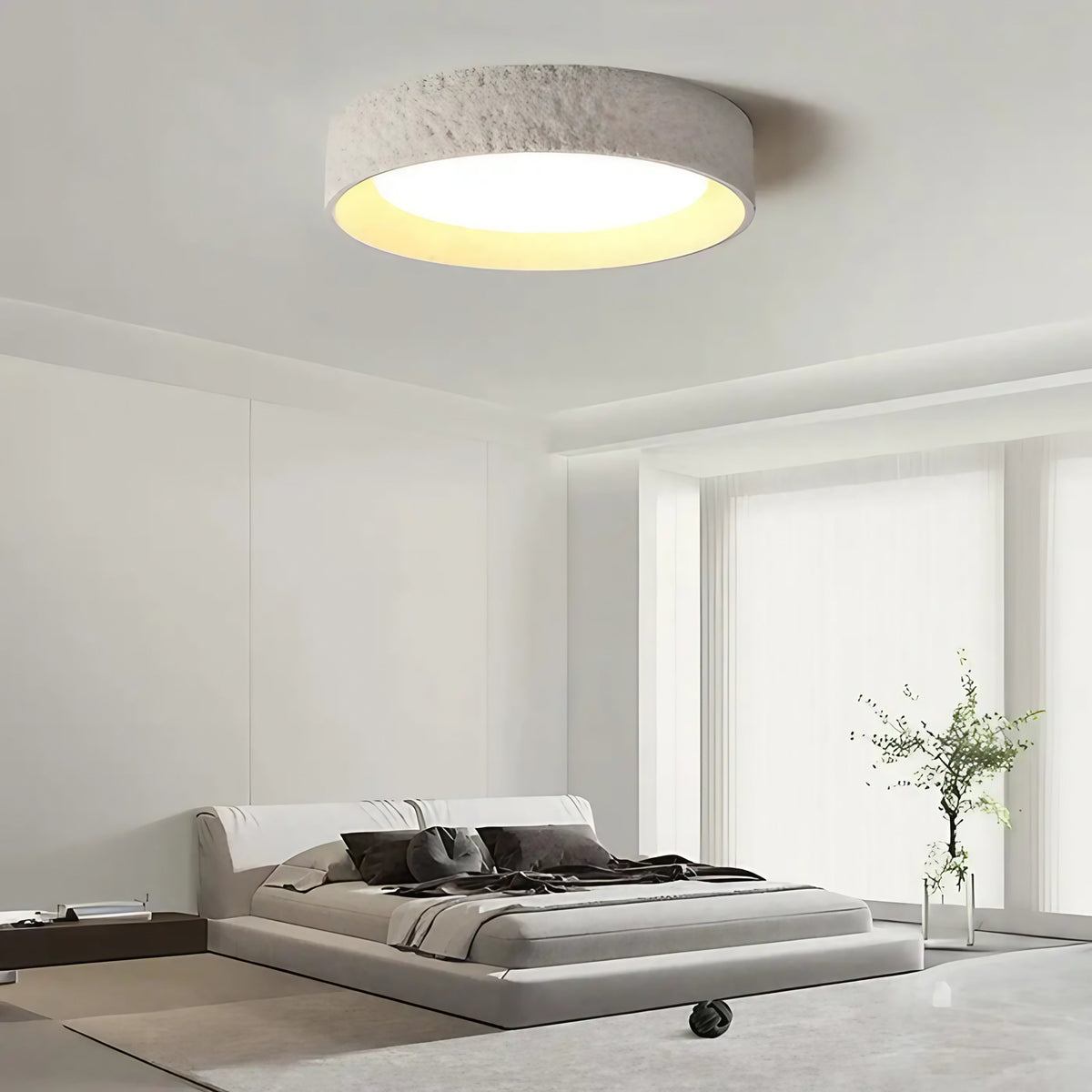 Plafonnier LED en résine au design moderne, S, M ou L