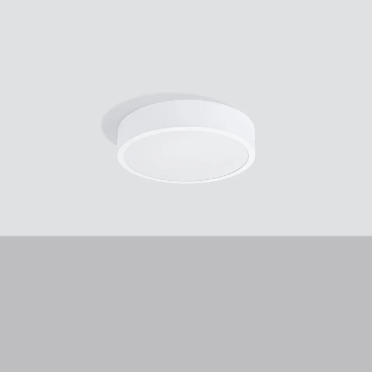 Plafonnier LED rond extra plat, 5 cm d'épaisseur, de 30 à 60 cm, blanc
