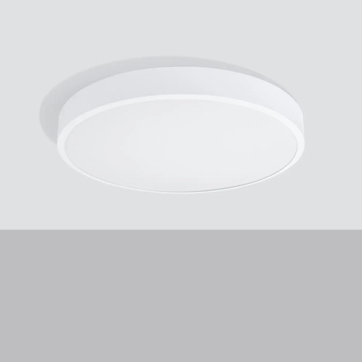 Plafonnier LED rond extra plat, 5 cm d'épaisseur, de 30 à 60 cm, blanc