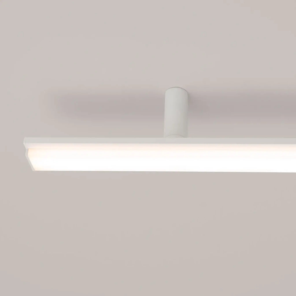 Plafonnier linéaire LED fin en aluminium, 181 cm, 40 W