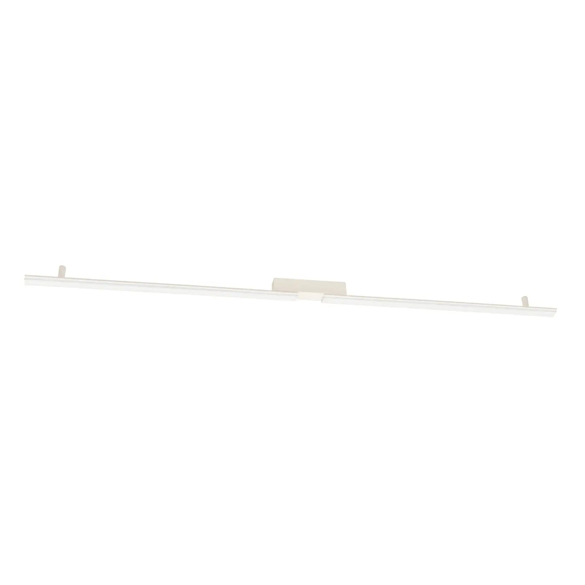 Plafonnier linéaire LED fin en aluminium, 181 cm, 40 W, beige