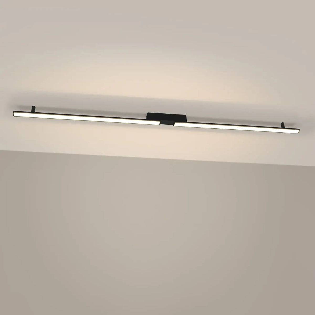 Plafonnier linéaire LED fin en aluminium, 181 cm, 40 W