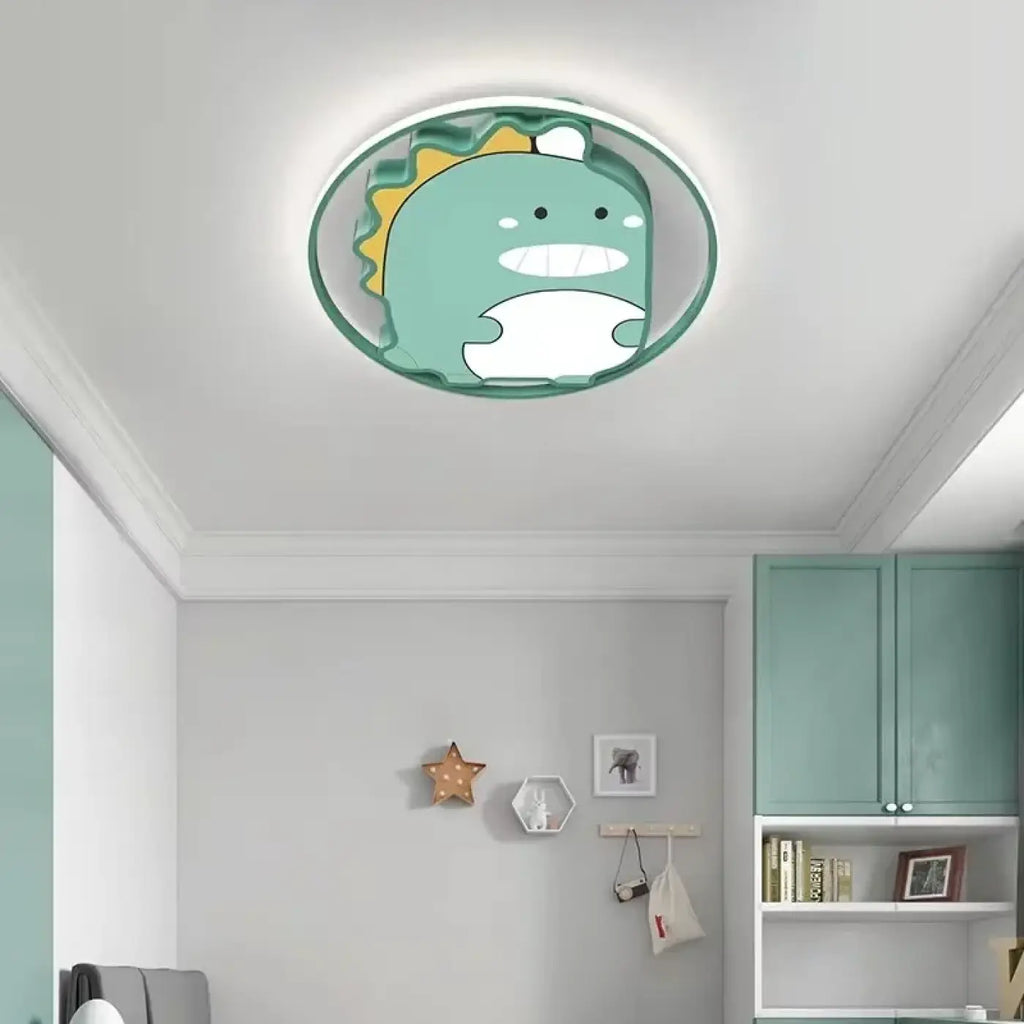 Plafonnier dinosaure pour chambre d'enfant, deux modèles