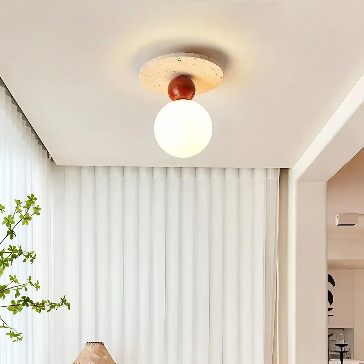 Plafonnier moderne minimaliste, trois tailles S, M et L
