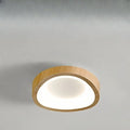 Plafonnier en bois aux formes organiques, six modèles, beige