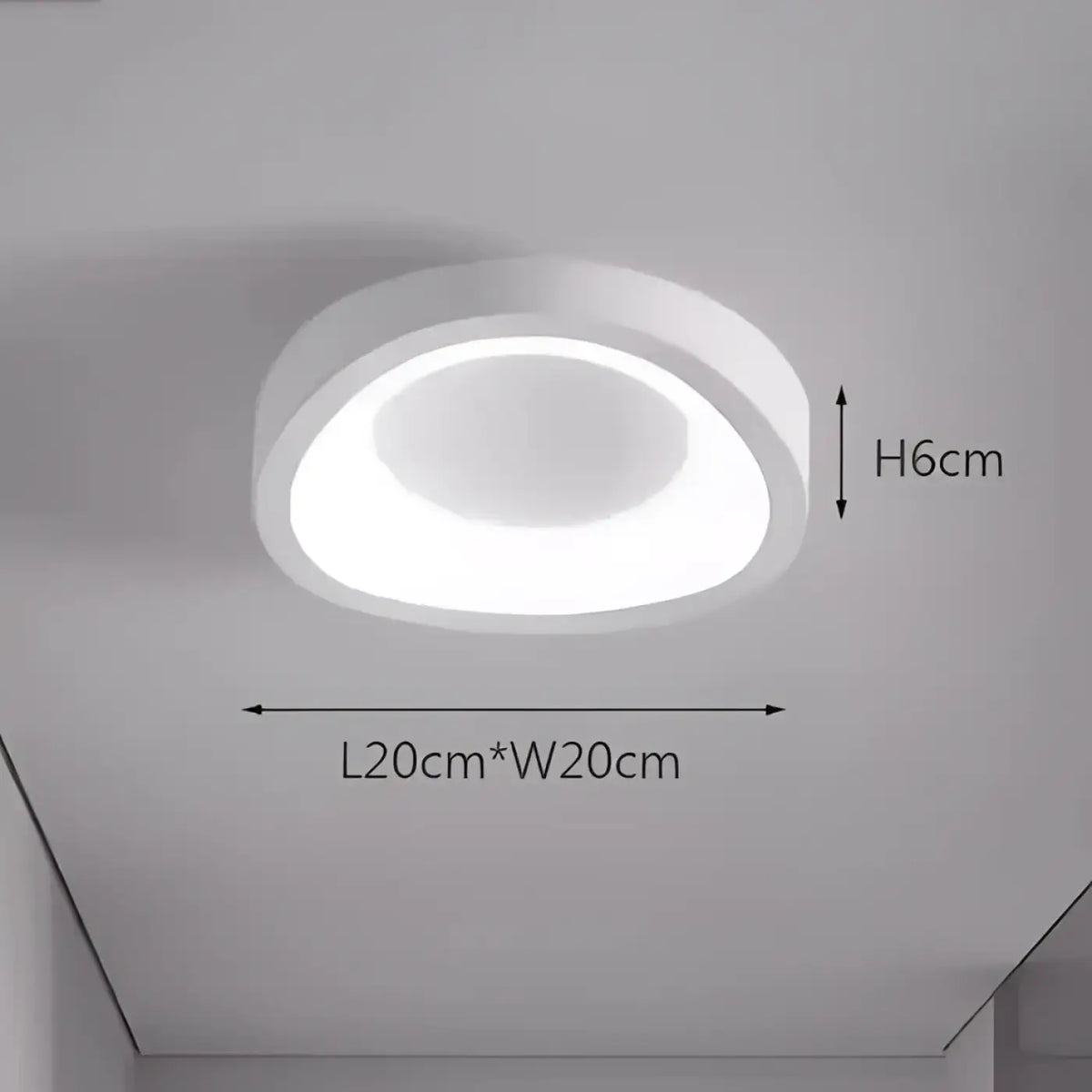 Plafonnier LED et bois, en noir, blanc ou marron, deux modèles
