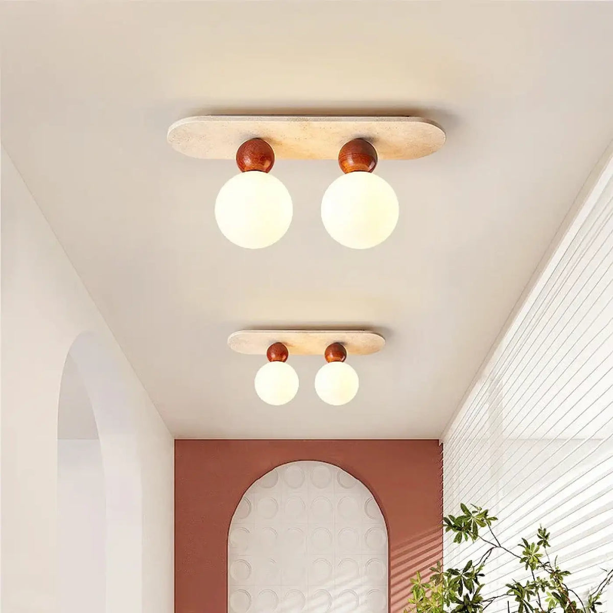 Plafonnier moderne minimaliste, trois tailles S, M et L