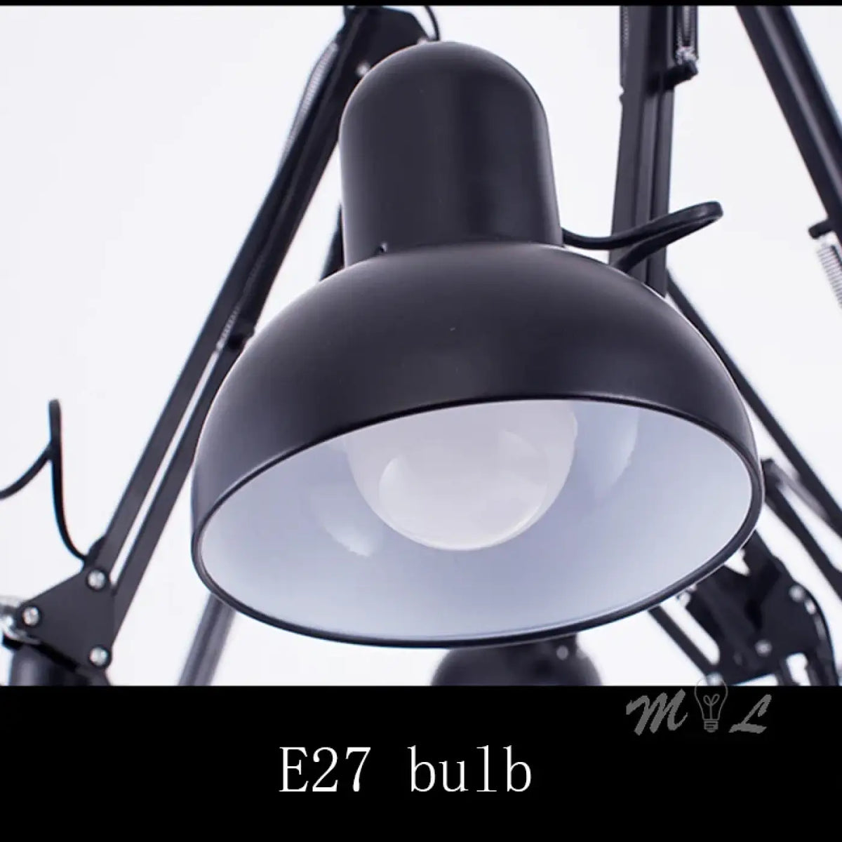 Plafonnier LED moderne à plusieurs têtes, noir, blanc ou rouge