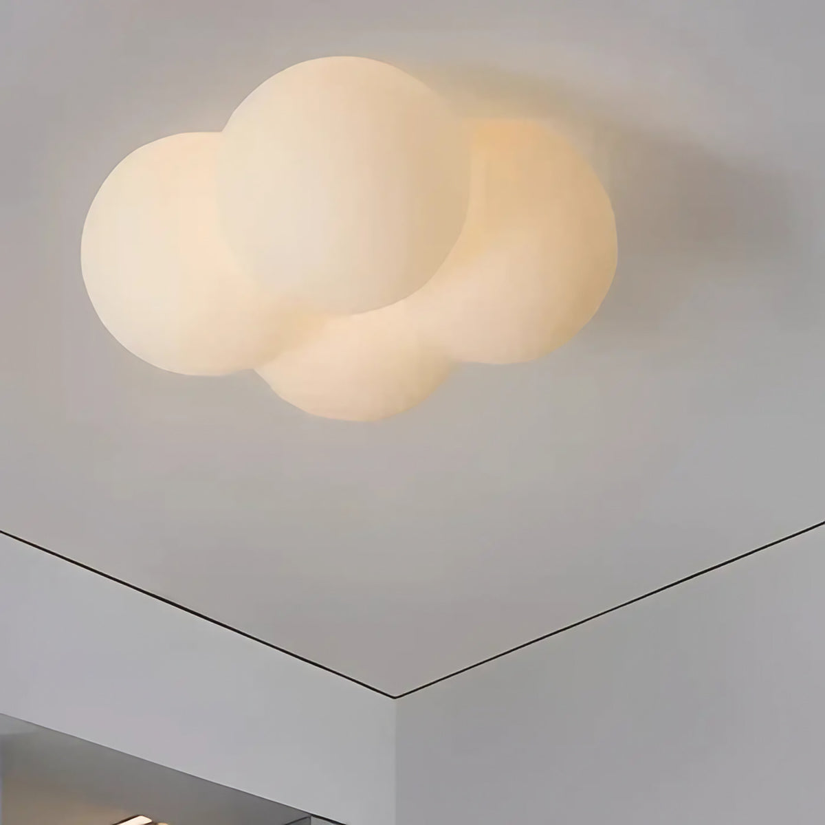 Plafonnier nuage, blanc chaud, blanc froid ou lumière réglable
