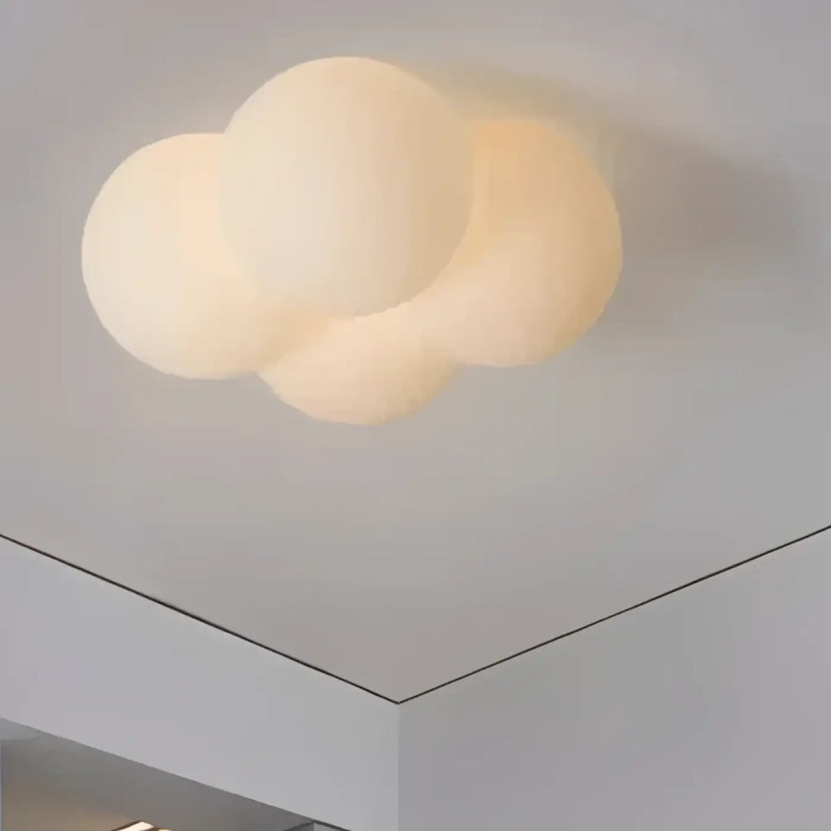 Plafonnier nuage, blanc chaud, blanc froid ou lumière réglable