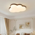 Plafonnier nuage LED pour chambre d'enfant, marron ou beige, marron