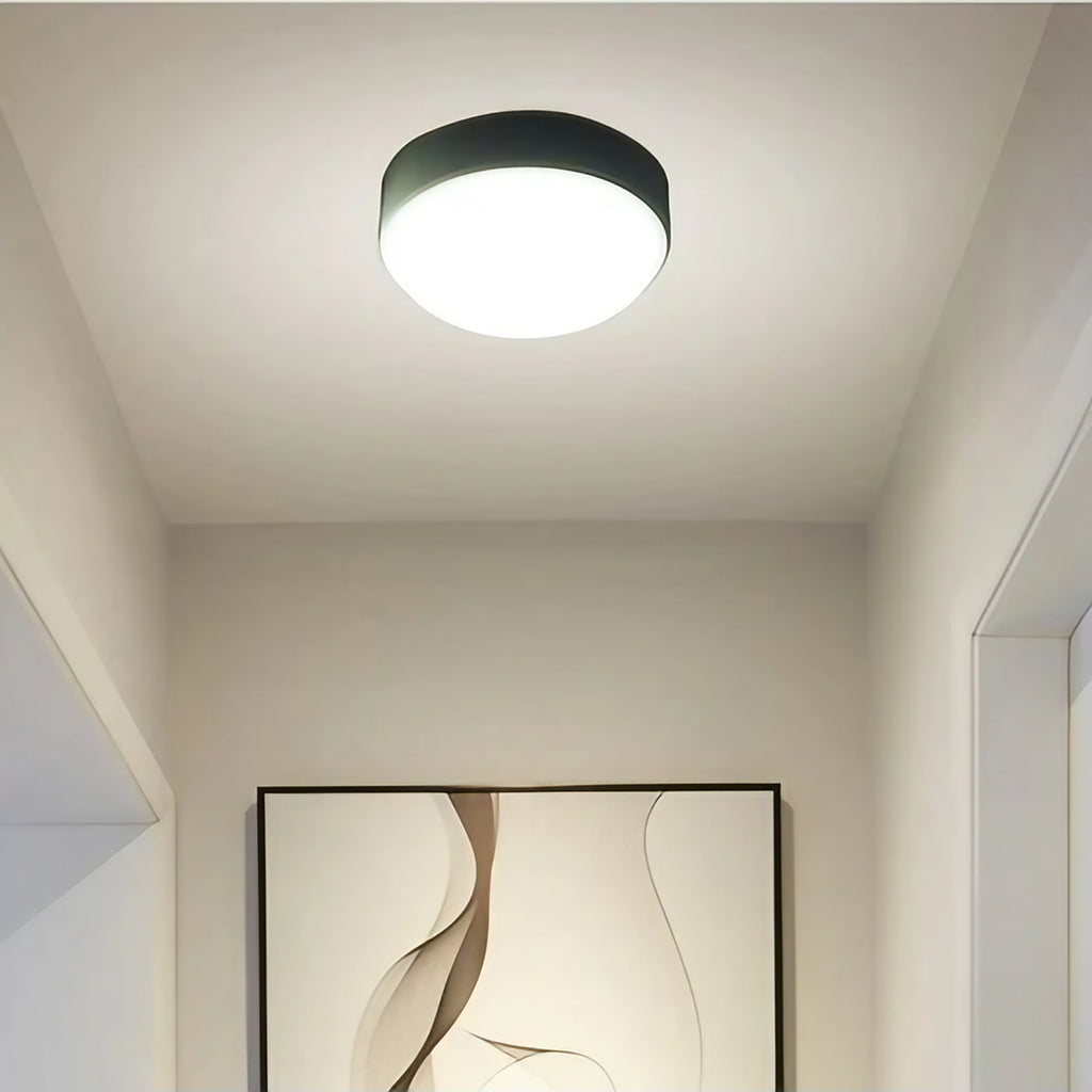 Plafonnier LED rond et fin, blanc chaud ou blanc froid
