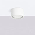 Plafonnier plat en aluminium, 1, 2 ou 3 spots, quatorze couleurs, blanc