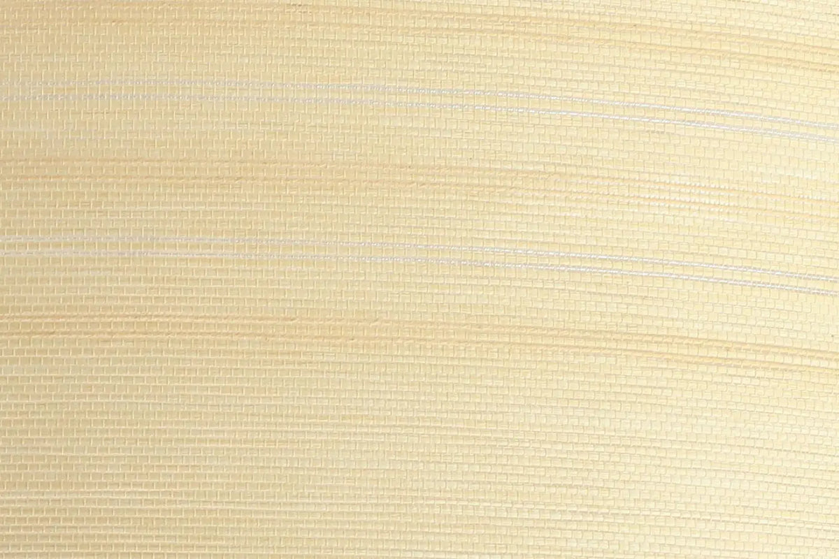 Plafonnier rond en tissu crème côtelé, 50 cm, diffuseur blanc