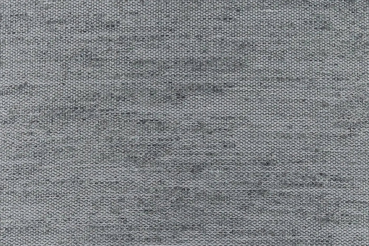Plafonnier rond en tissu gris béton, 50 cm, diffuseur blanc