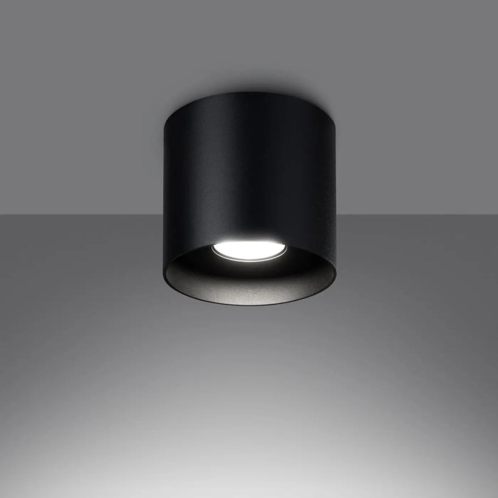Spot de plafond en saillie, cylindre en aluminium, quatre coloris