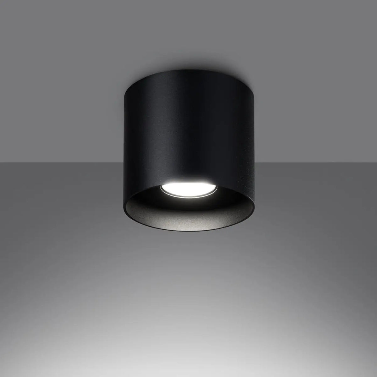 Spot de plafond en saillie, cylindre en aluminium, quatre coloris