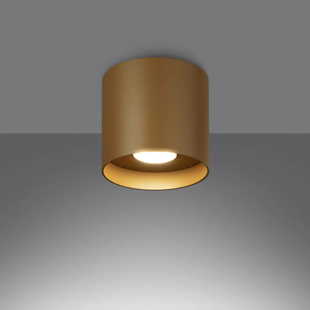 Spot de plafond en saillie, cylindre en aluminium, quatre coloris