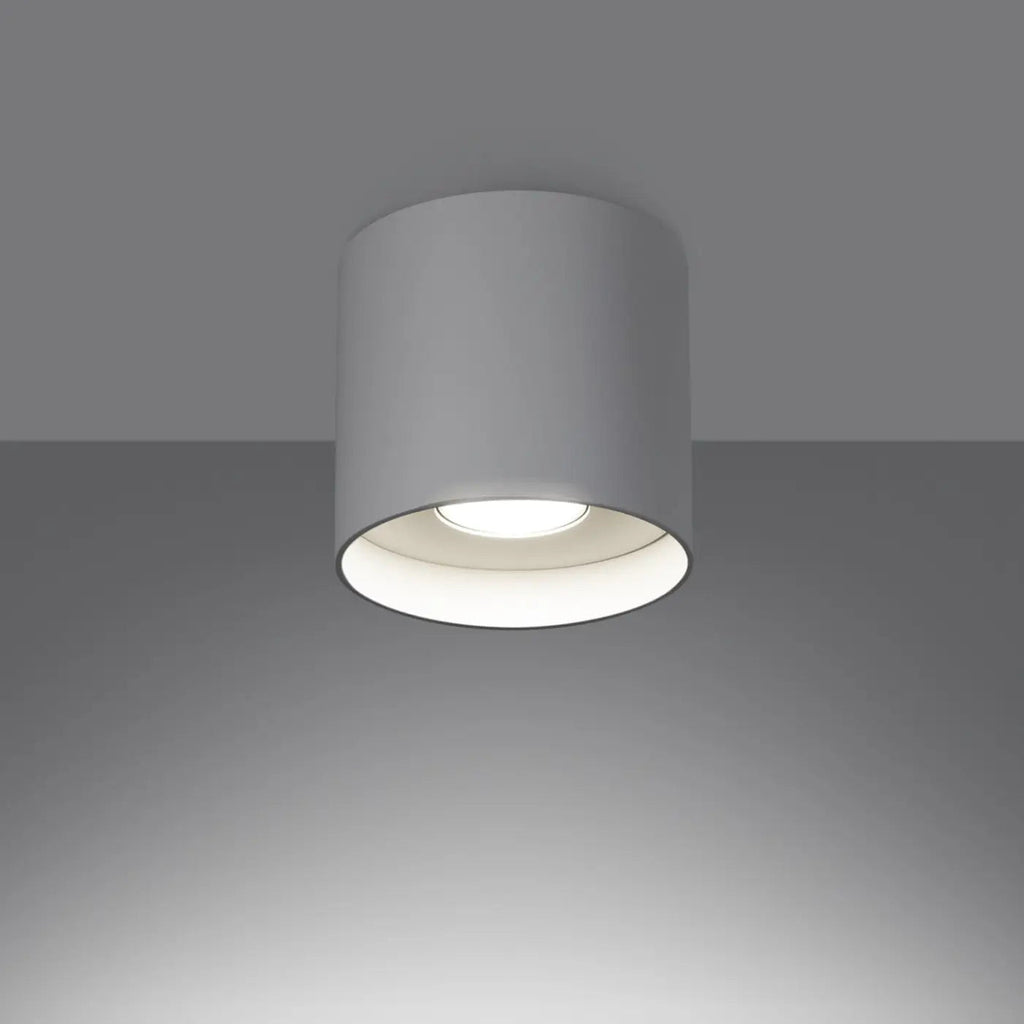 Spot de plafond en saillie, cylindre en aluminium, quatre coloris