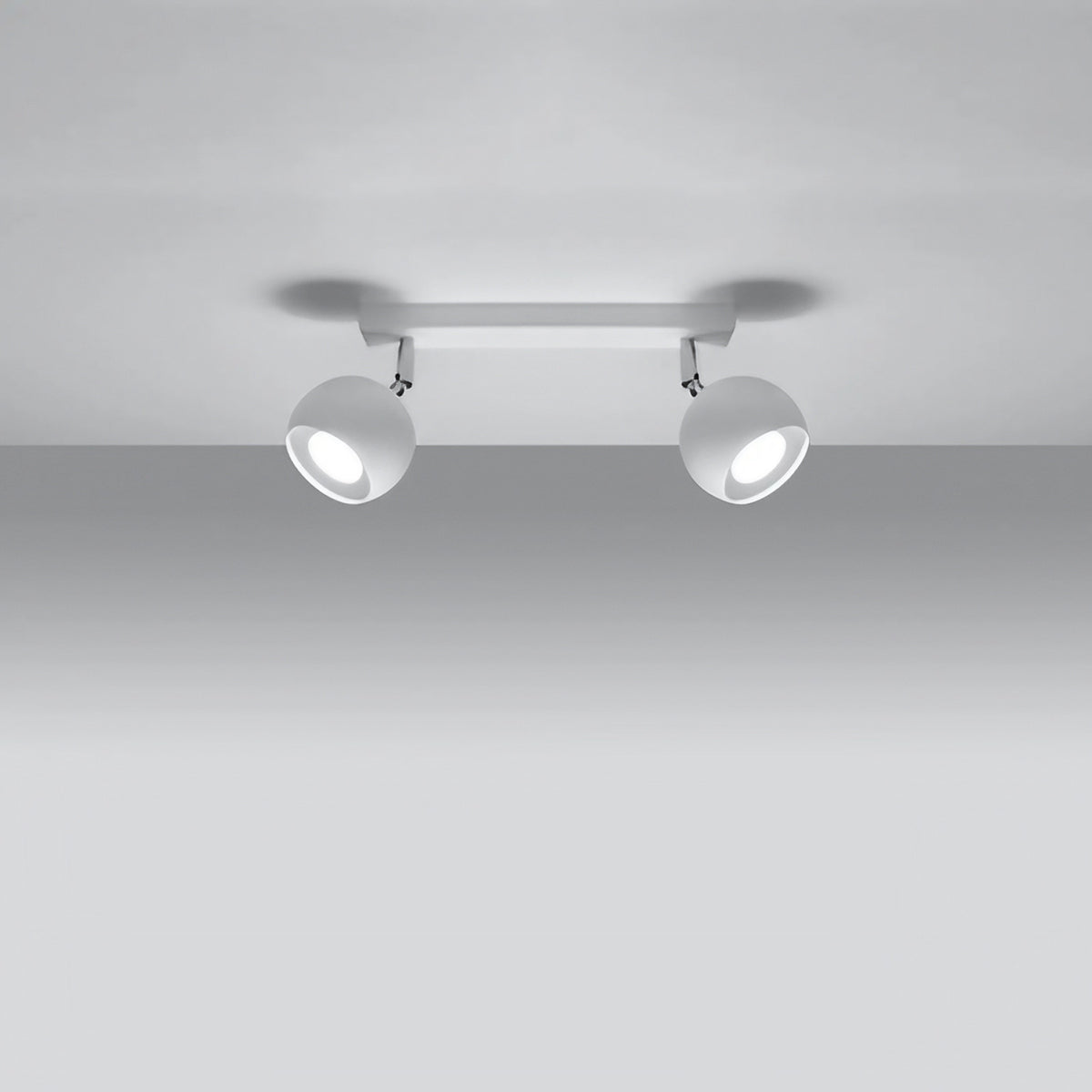 Plafonnier spots boules orientables, de 2 à 6 sources GU10