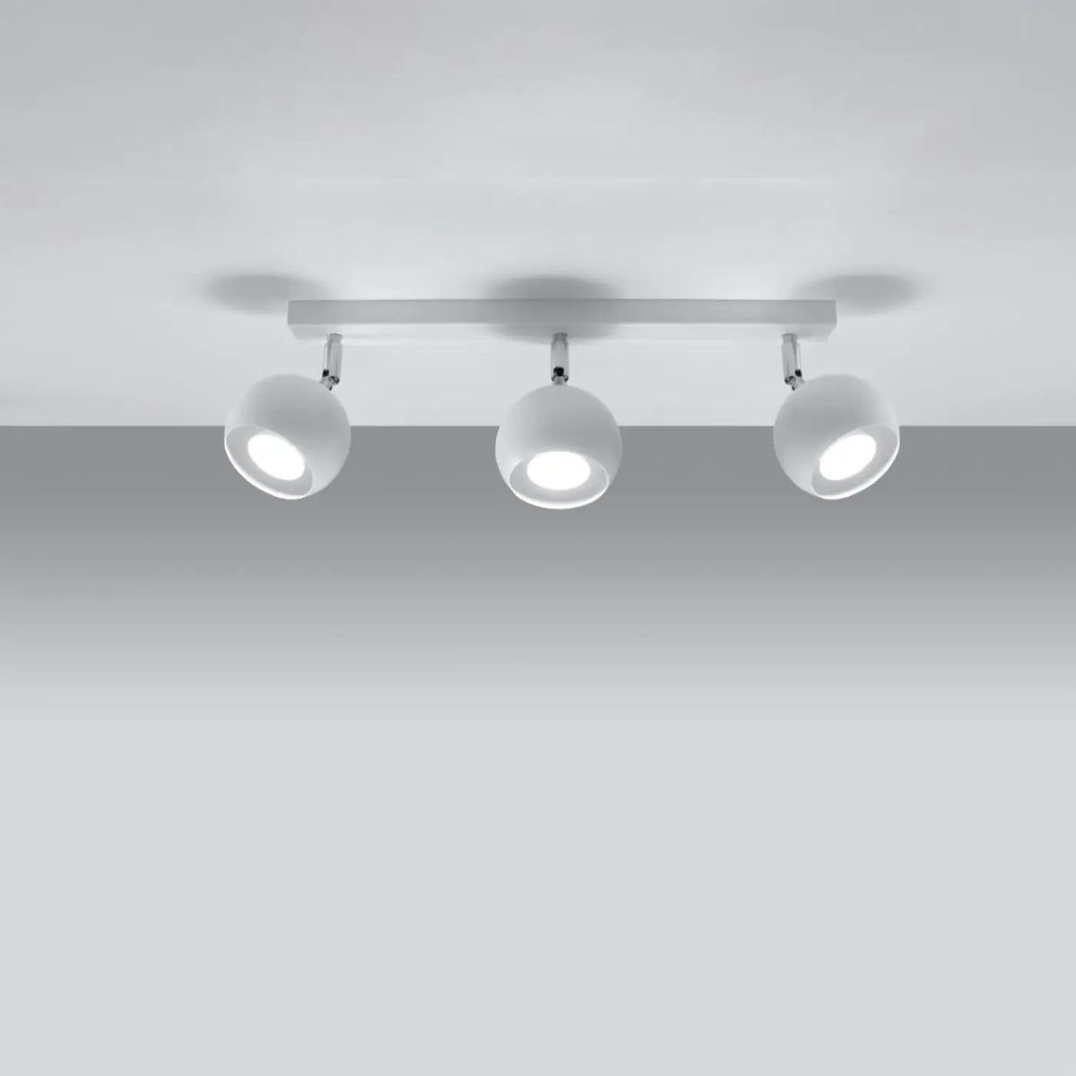 Plafonnier spots boules orientables, de 2 à 6 sources GU10